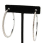 2'' Rhinestone Hoop Earring