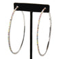 3.25'' Rhinestone Hoop Earring