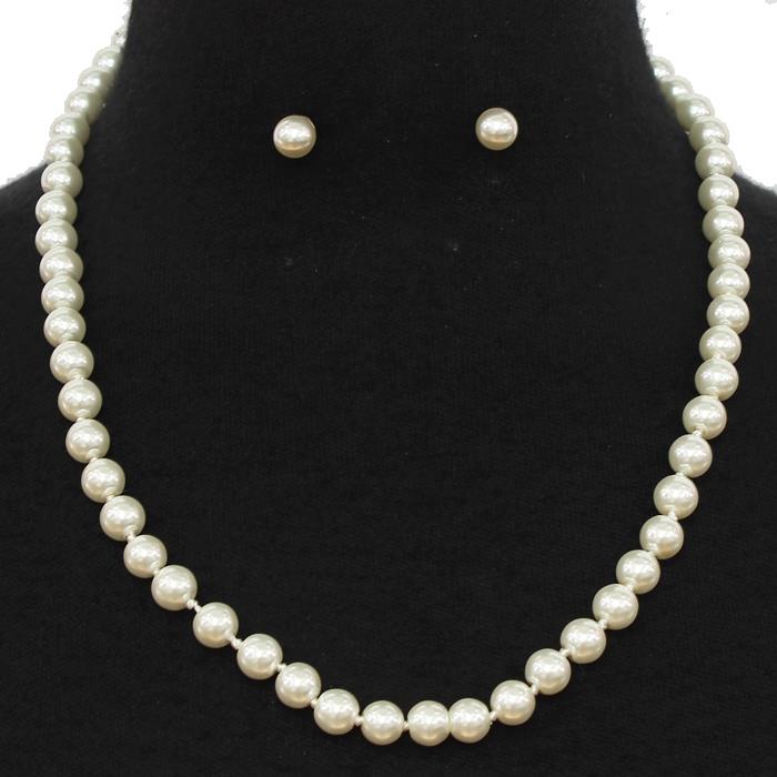 Pearl Necklace Set