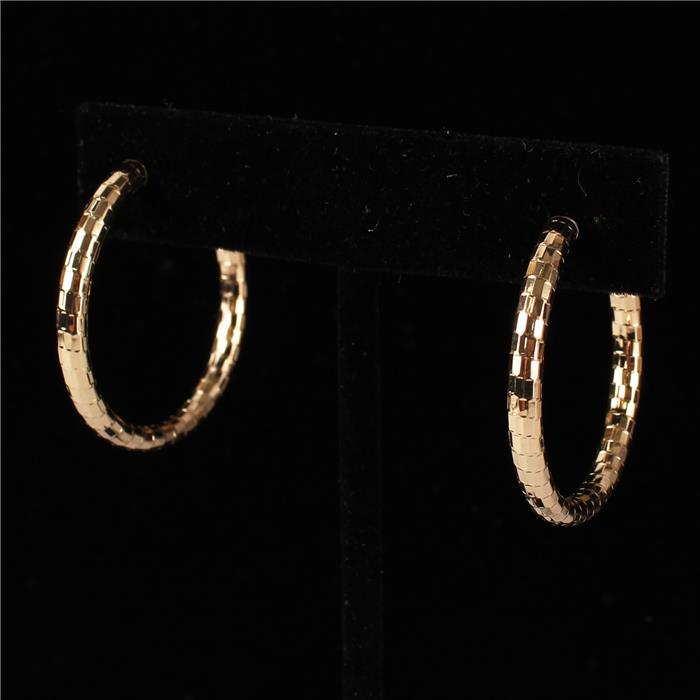 30 MM Clip On Hoop Earring