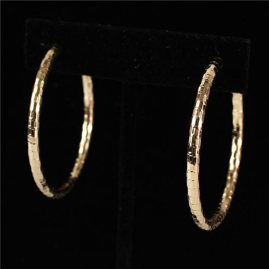 45 MM Clip On Hoop Earring