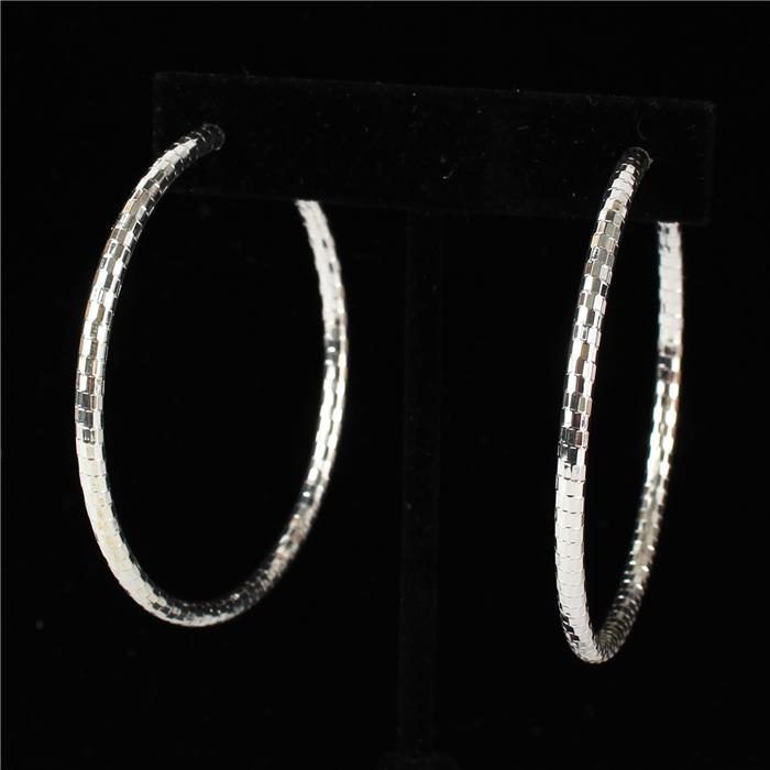 60 MM Clip On Hoop Earring