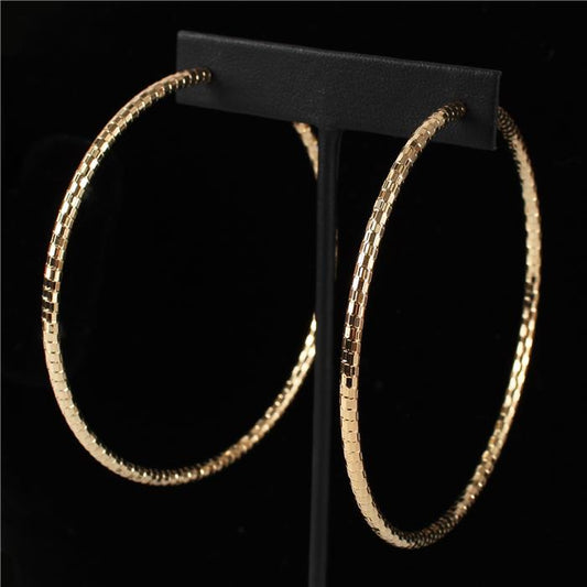 80 MM Clip On Hoop Earring