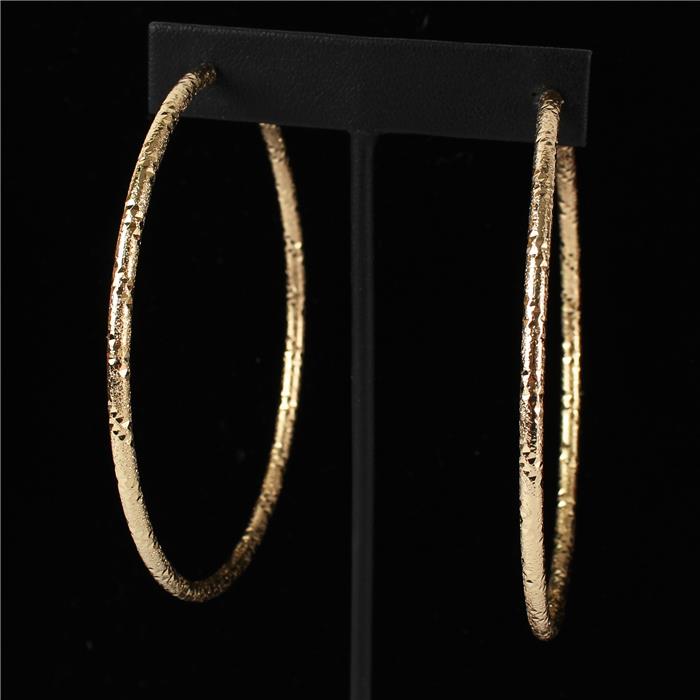 80 MM Clip On Hoop Earring