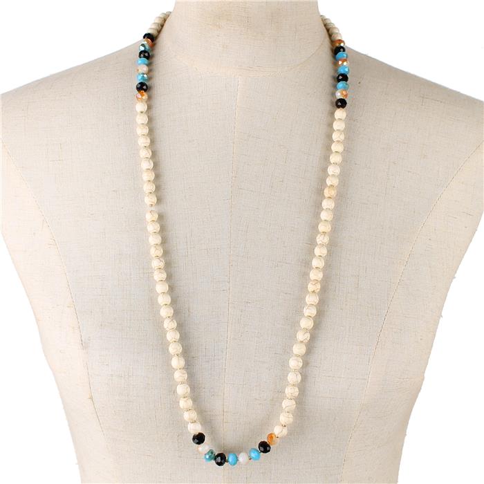 Natural Stone Beads Necklace