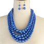 5 Layered Pearl Necklace Set