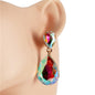 Crystal Teardrop Earrimg