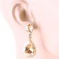 Crystal Teardrop Earrimg