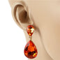 Crystal Teardrop Earrimg