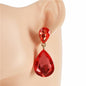 Crystal Teardrop Earrimg