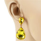 Crystal Teardrop Earrimg