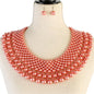 Pearl Round Necklace Set