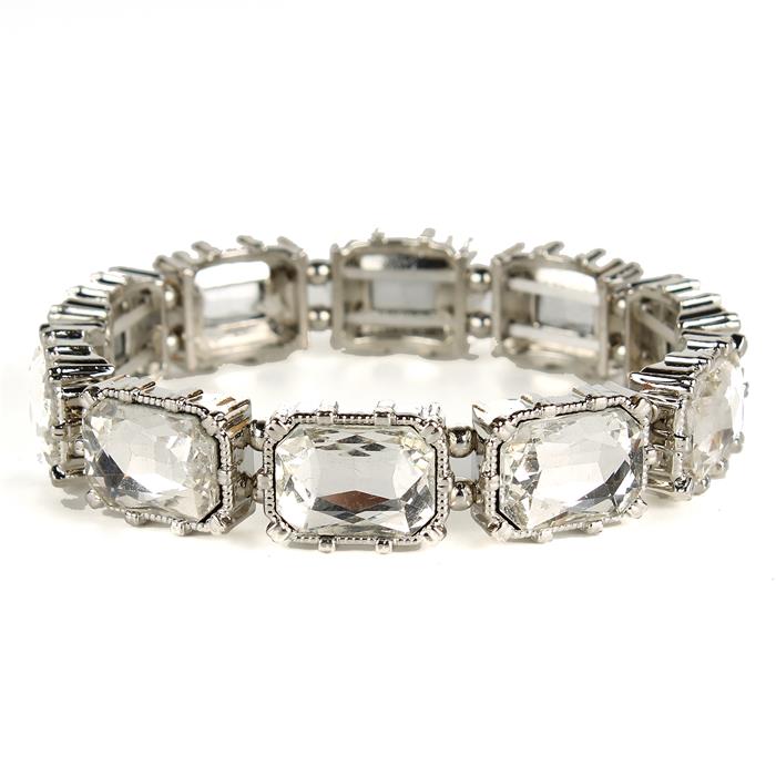 Crystal Rectangle Bracelet