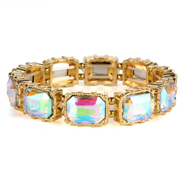 Crystal Rectangle Bracelet