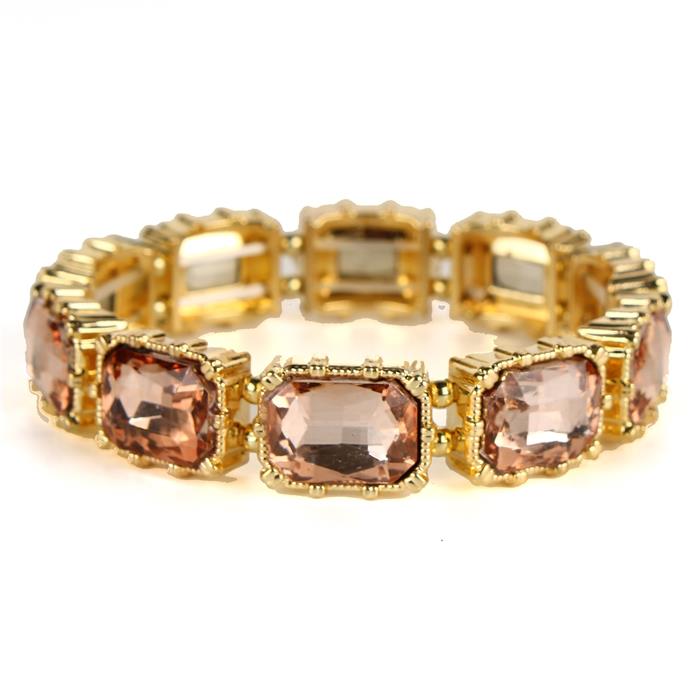 Crystal Rectangle Bracelet