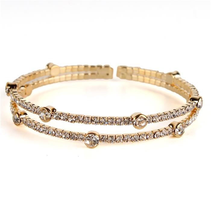 Rhinestone Round Bracelet