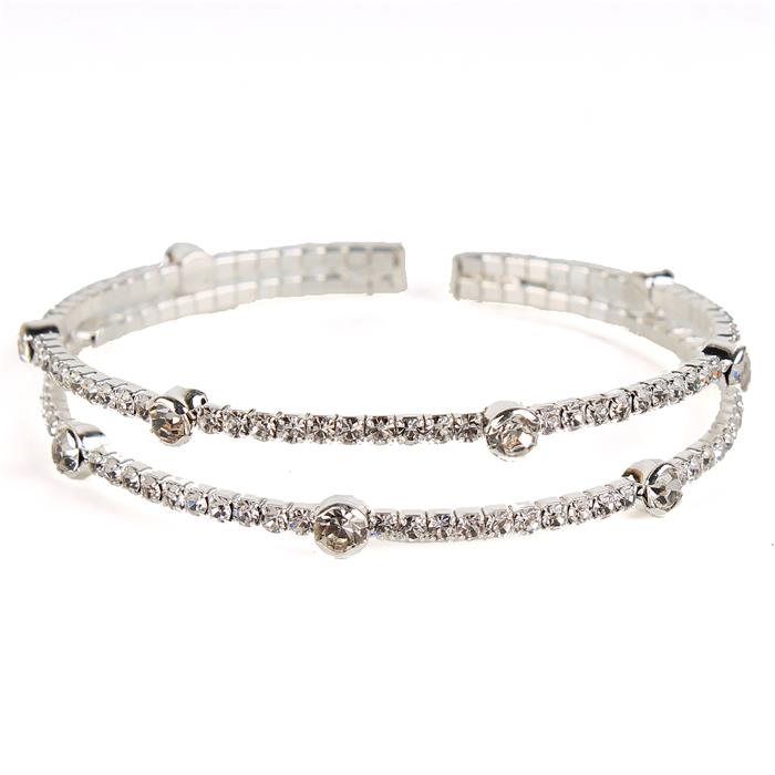 Rhinestone Round Bracelet