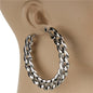 Link Chain Hoop Earring