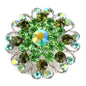 Crystal Flower Brooch