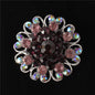 Crystal Flower Brooch