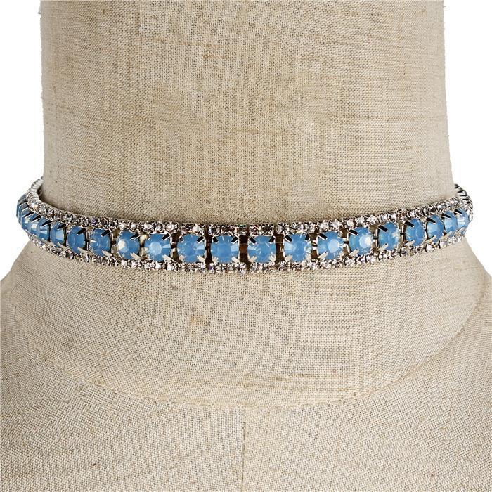 Rhinestone Choker Necklace