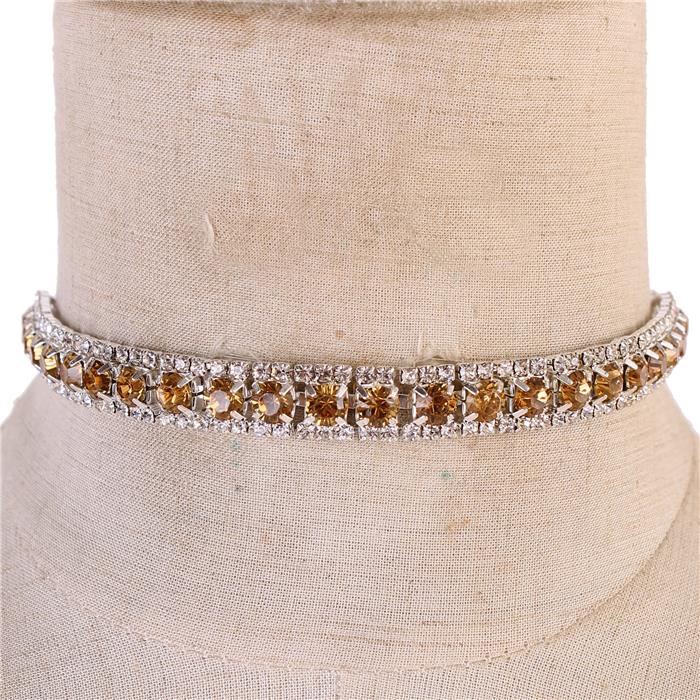 Rhinestone Choker Necklace