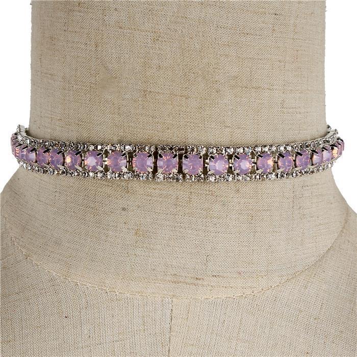 Rhinestone Choker Necklace