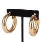 40mm Metal Thick Hoop Earring