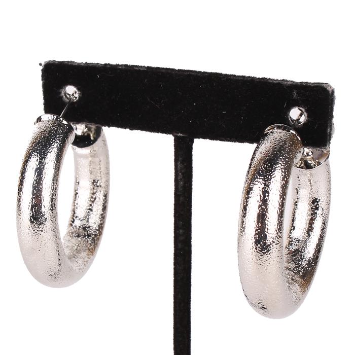 40mm Metal Thick Hoop Earring