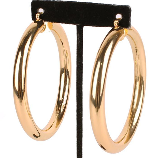 80 MM Metal Hoop Earring