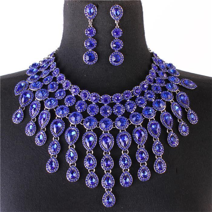 Crystal Evening Necklace Set