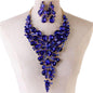 Crystal Evening Necklace Set