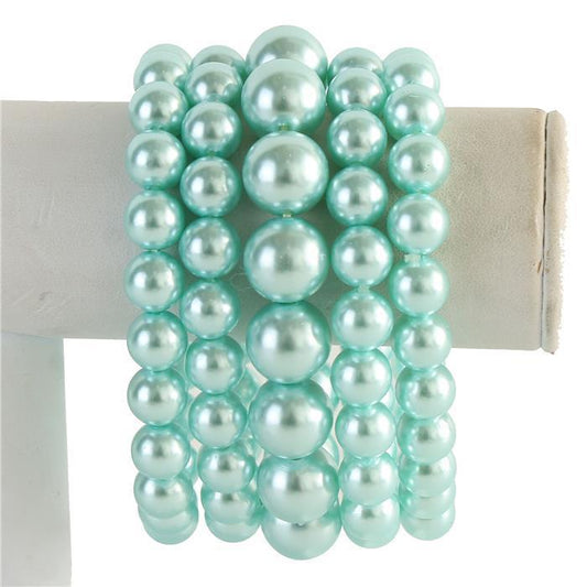 Pearls Five Layereds Bracelets