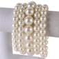 Pearls Five Layereds Bracelets