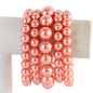 Pearls Five Layereds Bracelets