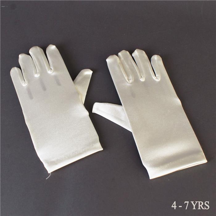 4-7 Yrs Kid Satin Gloves