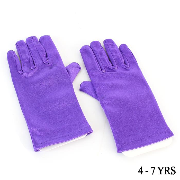 4-7 Yrs Kid Satin Gloves