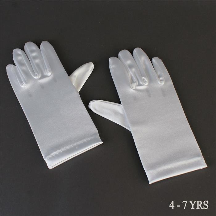 4-7 Yrs Kid Satin Gloves