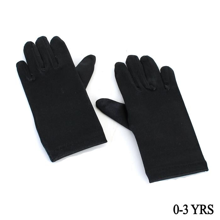 0-3 Yrs Toddler Satin Gloves