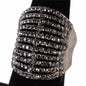 Rhinestone 11 Layereds Ring