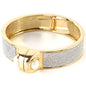 Glitter Metal Bangle Bracelet