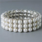 Pearl Three Row Bracelet