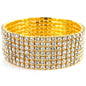 Rhinestones 7 Lines Bracelet