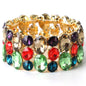 Crystal Oval Stretch Bracelet