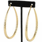 80MM Metal Tear Hoop Earring