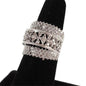 7 inch CZ Micro Pave Ring