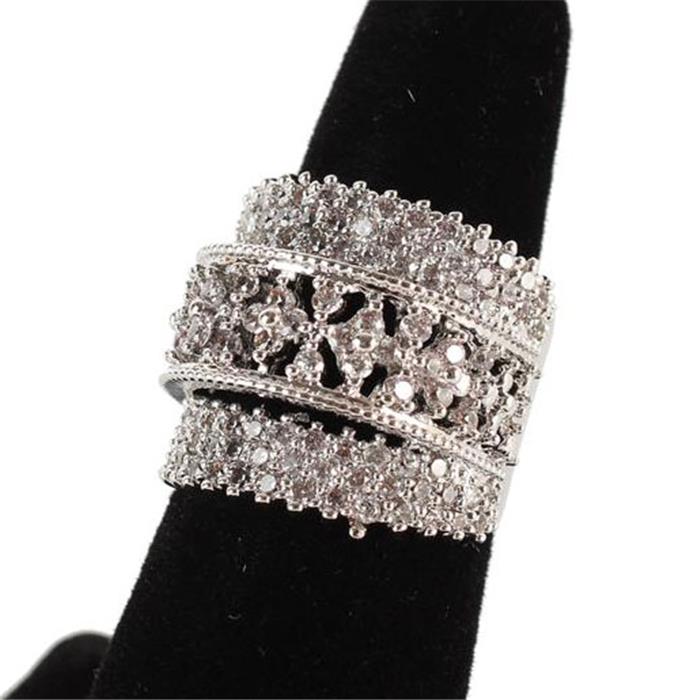 7 inch CZ Micro Pave Ring