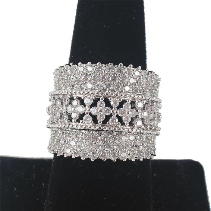 7 inch CZ Micro Pave Ring