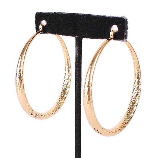 Metal Hoop Earring