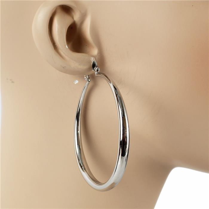 60mm Metal Hoop Earring